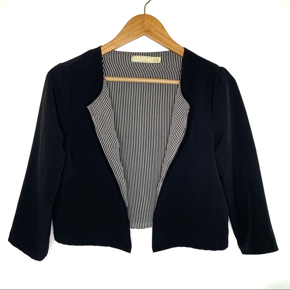 Urban Outfitters Jackets & Blazers - UO Pins & Needles Black Cropped Blazer